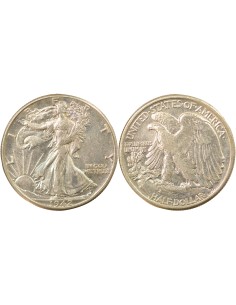 USA Walking Liberty 1/2 Dollar Argent 1942 Philadelphie
