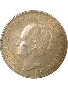 Pays-Bas Wilhelmina I 1 gulden Argent 1940 Utrecht 2