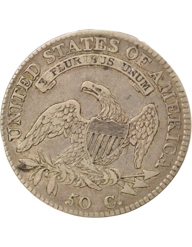 Etats Unis d'Amérique Capped Bust 1/2 Dollar Argent 1817 Philadelphie