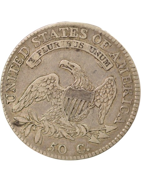 Etats Unis d'Amérique Capped Bust 1/2 Dollar Argent 1817 Philadelphie