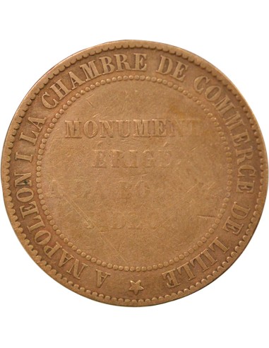 Napoléon III Monument érigé à la Bourse Bronze 1854 W Lille