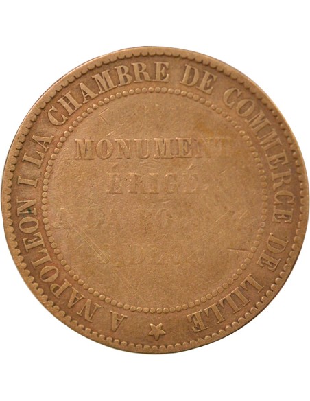 Napoléon III Monument érigé à la Bourse Bronze 1854 W Lille