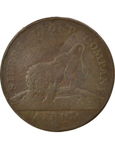 Sierra Leone Grand Module 1 penny Cuivre 1791 Londres 2