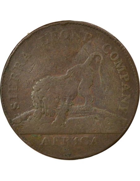 Sierra Leone Grand Module 1 penny Cuivre 1791 Londres
