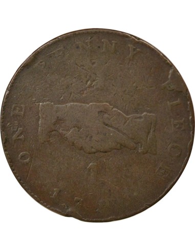 Sierra Leone Grand Module 1 penny Cuivre 1791 Londres