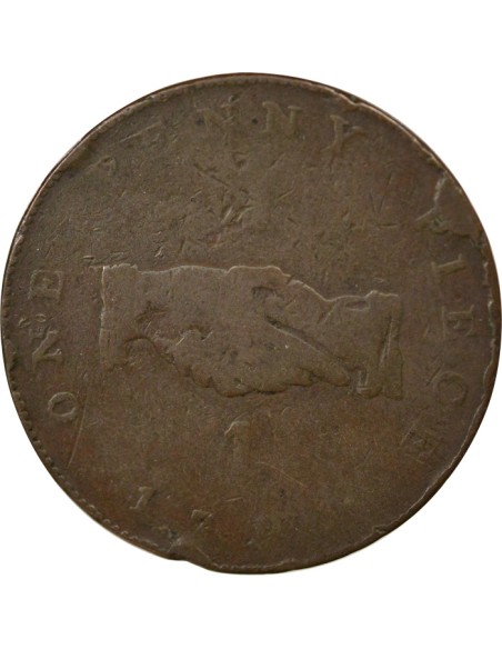 Sierra Leone Grand Module 1 penny Cuivre 1791 Londres
