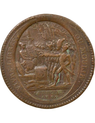 "Departemens" 5 sols Cuivre 1792 Birmingham