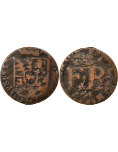 Belgique Ferdinand de Bavière 1 liard Cuivre 1643-1650