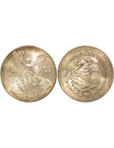 Mexique Libertad 1 once Argent 1986 Mo Mexico City