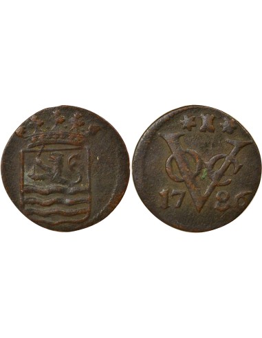 Pays-Bas VOC 1 duit Cuivre 1786 Middelburg
