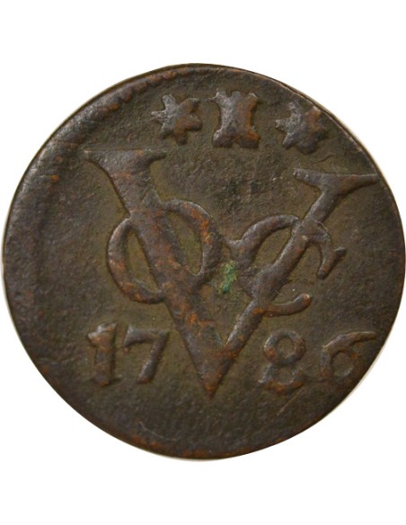 Pays-Bas VOC 1 duit Cuivre 1786 Middelburg