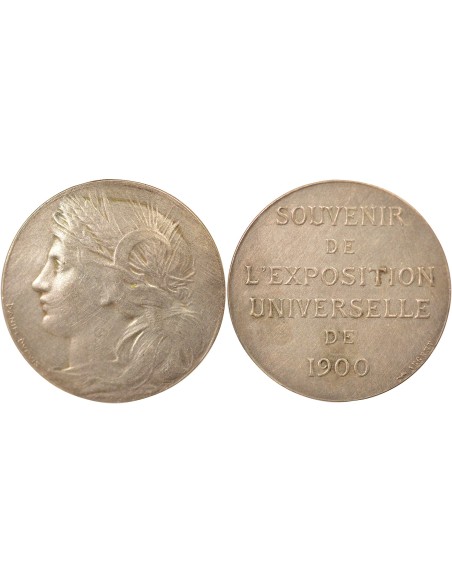 Exposition Universelle de Paris 1 jeton Argent 1900