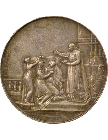 Mariage 1 jeton Argent 1867