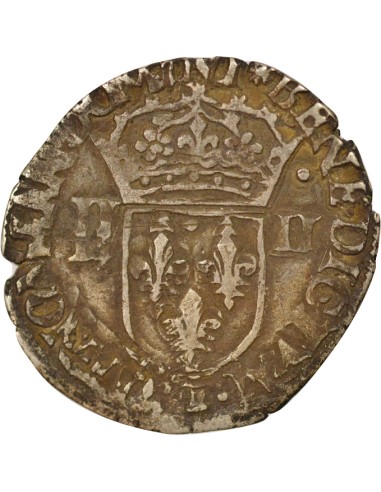 Charles X 1/4 ecu Argent 1592 T Nantes