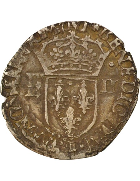 Charles X 1/4 ecu Argent 1592 T Nantes