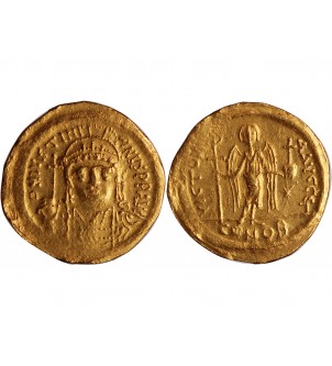 JUSTINIEN Ier﻿﻿ - SOLIDUS OR CONSTANTINOPLE 2