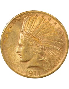 Etats Unis d'Amérique Tête d'Indien 10 dollars Or 1911 Philadelphie 2
