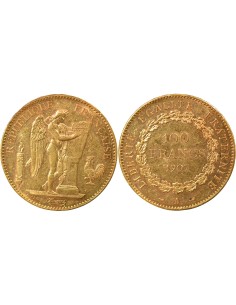 Liberté Egalité Fraternité 100 francs Or 1907 A - Paris