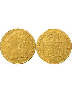 Louis XVI Tête nue 1 louis d'or Or 1788 A - Paris