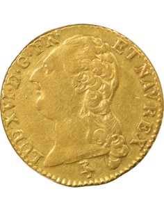 Louis XVI Tête nue 1 louis d'or Or 1788 A - Paris 2