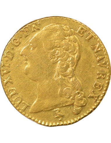 Louis XVI Tête nue 1 louis d'or Or 1788 A - Paris