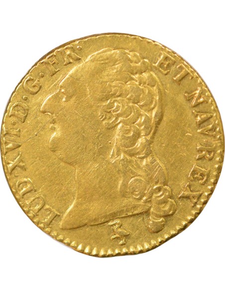 Louis XVI Tête nue 1 louis d'or Or 1788 A - Paris
