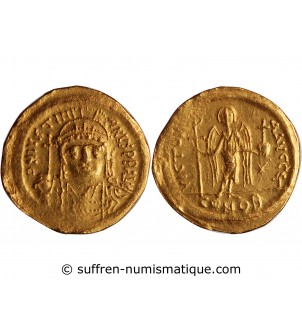 JUSTINIEN Ier﻿﻿ - SOLIDUS OR CONSTANTINOPLE