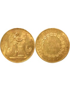 Dieu Protège la France 100 francs Or 1886 A - Paris