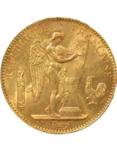 Dieu Protège la France 100 francs Or 1886 A - Paris 2