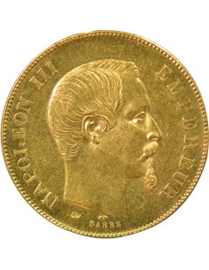 Napoléon III Tête nue 50 francs Or 1857 A - Paris 2