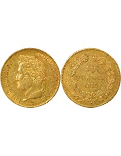 Louis-Philippe Ier Domard 40 francs Or 1833 A - Paris