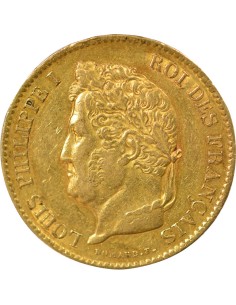 Louis-Philippe Ier Domard 40 francs Or 1833 A - Paris 2