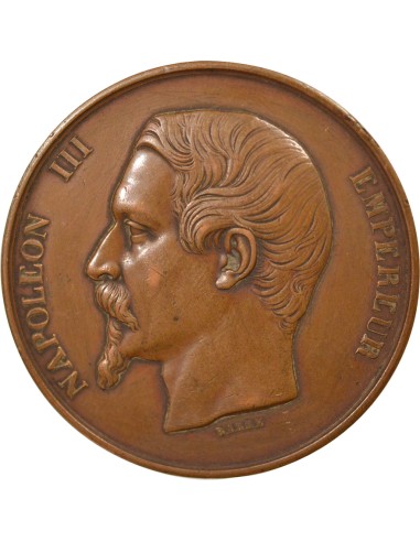 Lycée Impérial du Mans 1 jeton Cuivre 1859