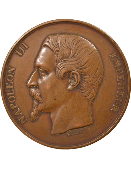 Lycée Impérial du Mans 1 jeton Cuivre 1859