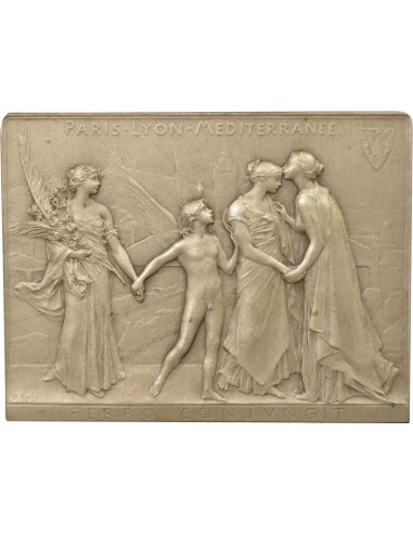 Chemins de Fer Paris-Lyon-Méditerranée 1 médaille Argent 1879-1911