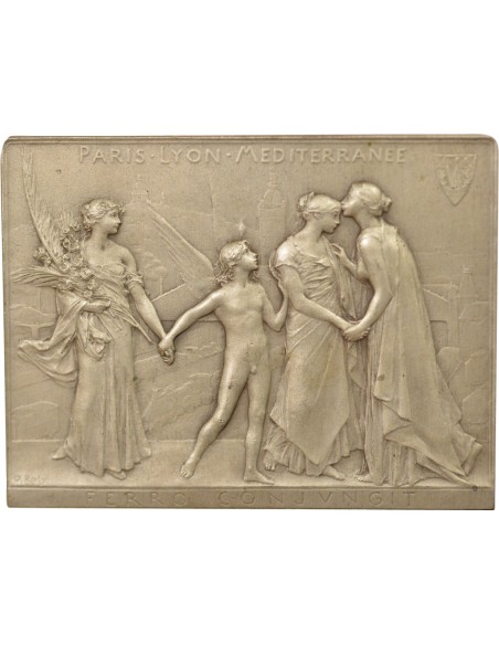 Chemins de Fer Paris-Lyon-Méditerranée 1 médaille Argent 1879-1911