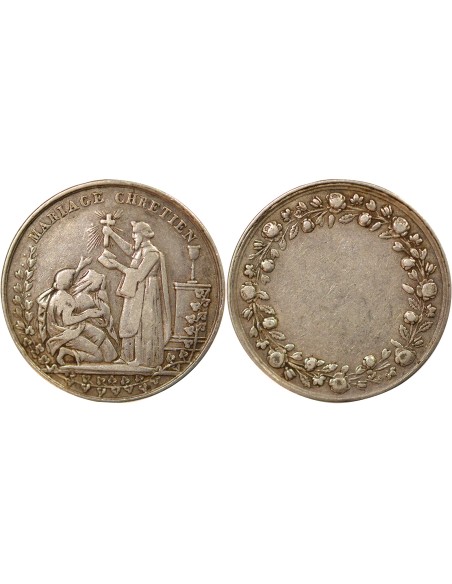 Mariage Chrétien 1 jeton Argent