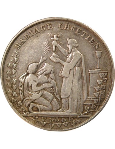 Mariage Chrétien 1 jeton Argent