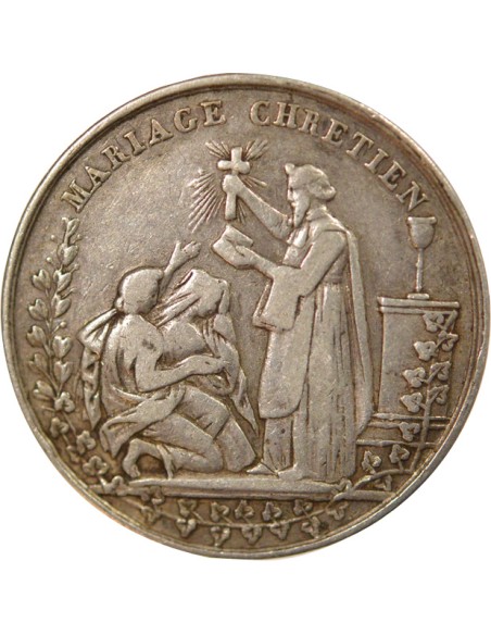 Mariage Chrétien 1 jeton Argent