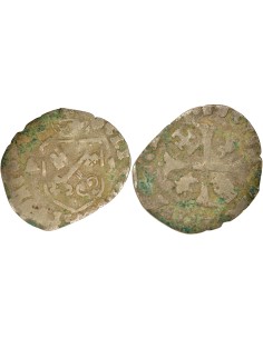 Clément VIII 1 douzain Billon 1595-1599 Avignon