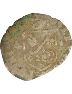 Clément VIII 1 douzain Billon 1595-1599 Avignon 2