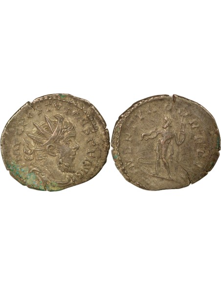 Empire des Gaules Postume Neptune 1 antoninien Billon 262 Trèves