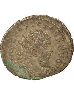 Empire des Gaules Postume Neptune 1 antoninien Billon 262 Trèves 2