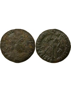 Rome Empire Valentinien Ier Victoire 1 nummus Cuivre 367-375 Siscia