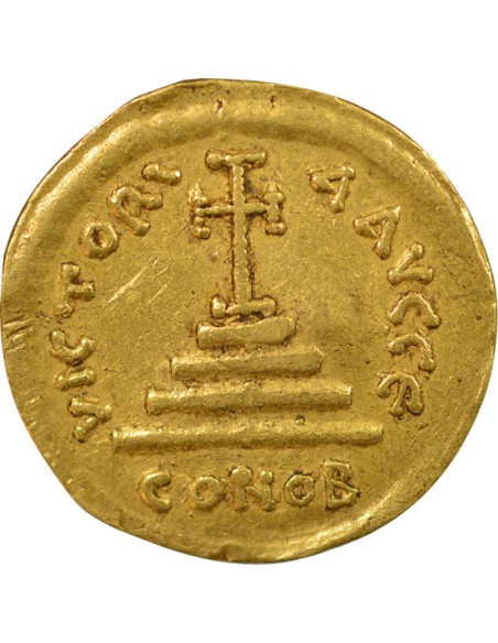 Empire Byzantin Tibère II Constantin 1 solidus Or 579-582 Constantinople