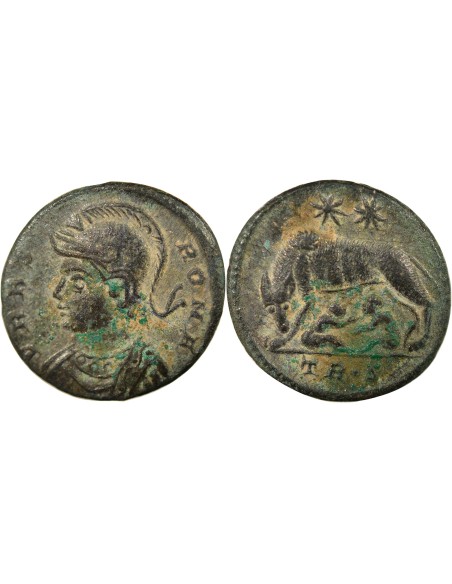 Rome Empire Fondation de Rome 1 nummus Cuivre 332-333 Trèves