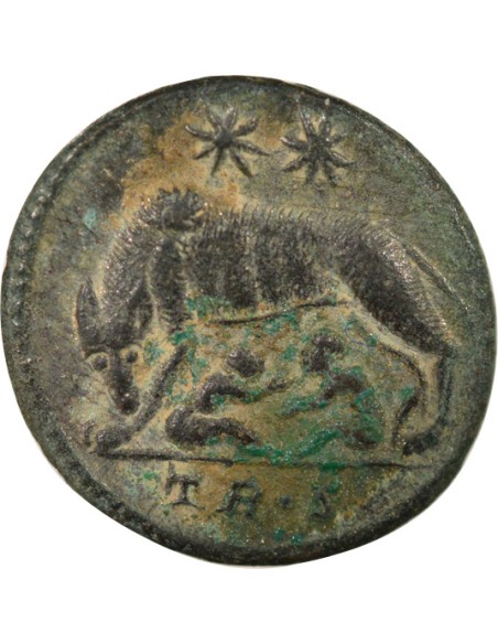 Rome Empire Fondation de Rome 1 nummus Cuivre 332-333 Trèves