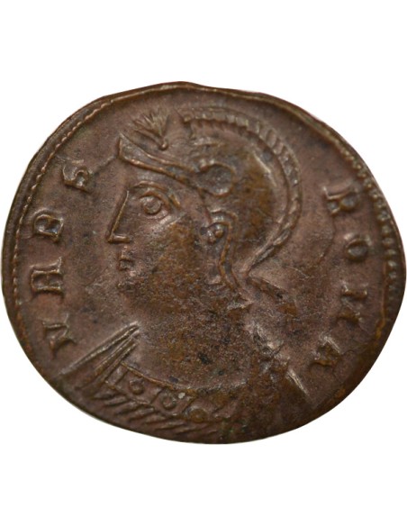 Rome Empire Fondation de Rome 1 nummus Cuivre 330-337 Thessalonique