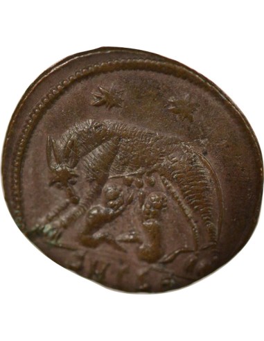 Rome Empire Fondation de Rome 1 nummus Cuivre 330-337 Thessalonique