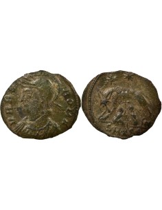 Rome Empire Fondation de Rome 1 nummus Cuivre 330-337 Thessalonique